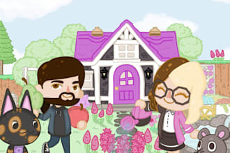 do an animal crossing portrait