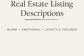 write a real estate listing description that speaks to the heart of buyers