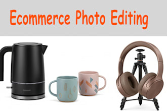 product photo editing and retouching for amazon, shopify, ebay, etsy ecommerce