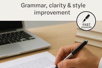professionally rewrite, proofread, or polish your english text