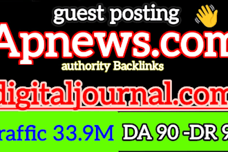 publish article on digitaljournal,com and apnews,com yahoo
