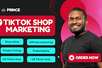 do tiktok shop creation tiktok shop product listing tiktok dropshipping