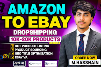 do amazon to ebay dropshipping listings