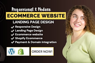 build or rebuild wordpress ecommerce website development shopify ecommerce store