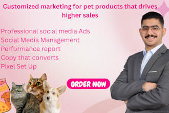 run social media campaign for your pet products