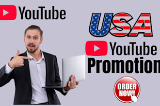 usa youtube promotion USA channel to USA active audience