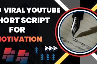 write 30 viral youtube shorts scripts for motivation