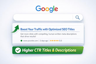 write high CTR SEO titles and meta descriptions