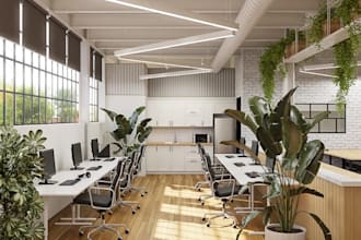 redesign 3d commercial office interior,floor plan,placement design,furniture set