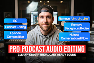 edit and enhance the quality of your audio podcast