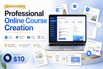 self paced course creation canva youtube training tutorial video course planner