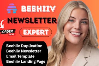 do substack and beehiiv setup, newsletter design and management