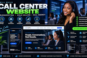 build call center website telemarketing cold calling call agency website
