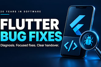troubleshoot and fix flutter mobile app bugs