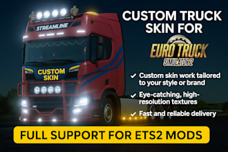 create persobalized paint jobs for euro truck ats2 and ets simulator