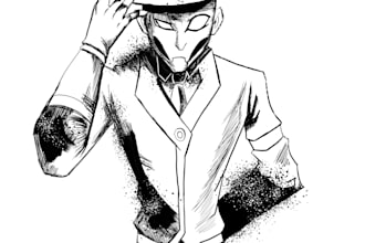 draw manga style illustrations