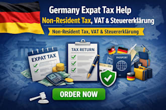 germany expat tax help non resident tax vat steuererklarung german tax filing