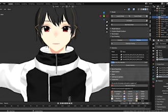 create 52 arkit blendshapes, vrchat avatar, cc4, anime, gmod, 3d vroid model
