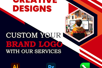 design a professional and modern logo