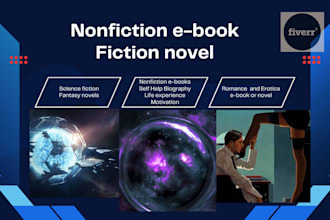 be a nonfiction book ghostwriter, rewrite or edit a fiction story