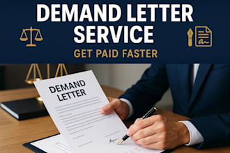 write a powerful demand letter or unpaid invoice letter