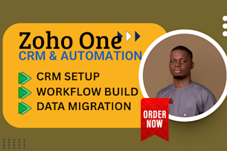 setup and customize zoho crm and zoho one automation