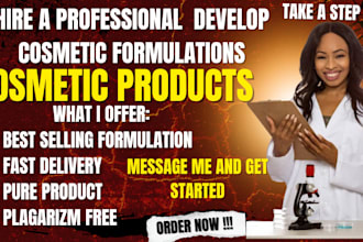 formulate cosmetic formulations as per your need