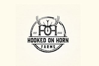 design farm developmental stand out elite whitetail hunters logo