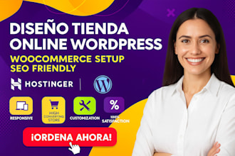 crear tienda online wordpress woocommerce con diseño ecommerce profesional