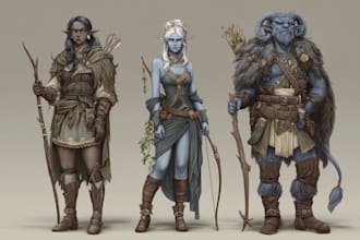 paint fantasy or dnd art