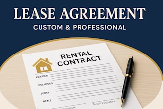draft a professional lease agreement or rental contract