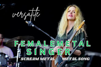 female rock singer metal singer scream metal female vocalist metalcore hard rock