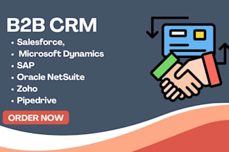 build b2b CRM microsoft dynamics sap salesforce oracle netsuite pipedrive zoho