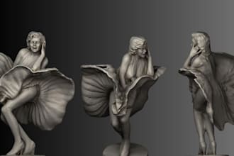 3d action figure 3d articulated bjd toy model 3d character model for 3d printing