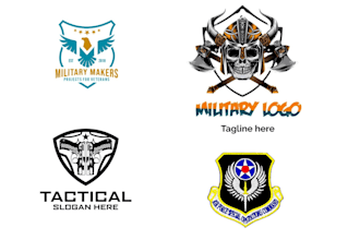 design minimal patch, military tactical, and badge logo