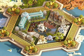 build a custom minecraft map survival world terrain,spawn worldpainter landscape