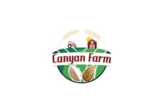 design agriculture canyon farm logo