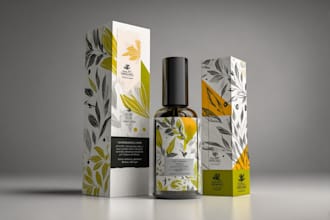 do product label design, pouch label and packaging