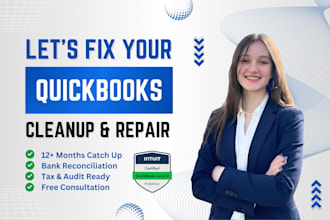 audit your quickbooks and create a detailed cleanup plan