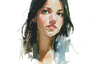 paint a watercolor portrait