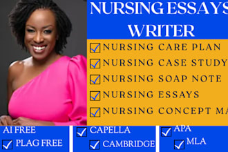 do nursing concept maps, care plans and soap notes