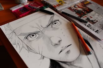 draw your comic book illustration comic art graphic novel