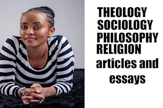 write philosophy, theology, nursing, ethics, psychology, sociology essay