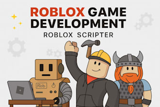 do any roblox game development, roblox scripter