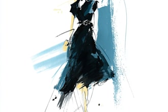 draw fashion illustration and sketches