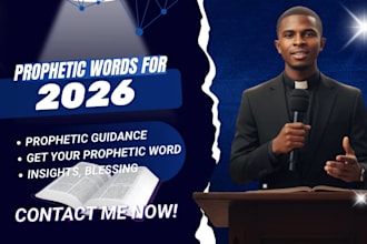 give you a prophetic words and guidance for 2026