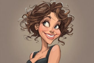 draw cartoon caricature from photo