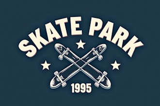 make eye catching skate park logo
