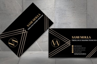 create a high end minimalist and modern luxury business card