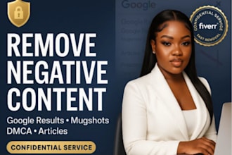 remove mugshots, negative content, news articles , and fix online reputation